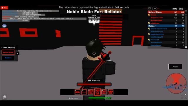 ROBLOX ASSAULT TEAM(RAT) Raid Noble blade fort bele смотреть онлайн