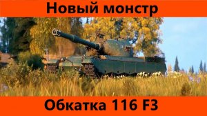 Обкатка 116 F3 Мой новый любимчик | Tanks Blitz