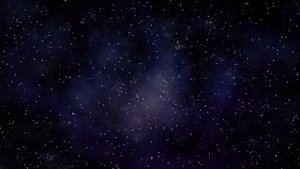 Футаж HD. Фон - звездное небо, движение вперед