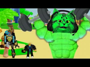Накачался до 100К силы! Роблокс симулятор поднятия ⏪ lifting simulator roblox ⏪.