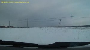 УАЗ Патриот в стоке, езда  по снегу