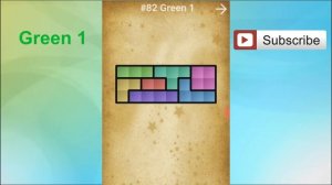 Block Puzzle gameplay walkthrough / Green 1 / прохождение игры Головоломка из Блоков