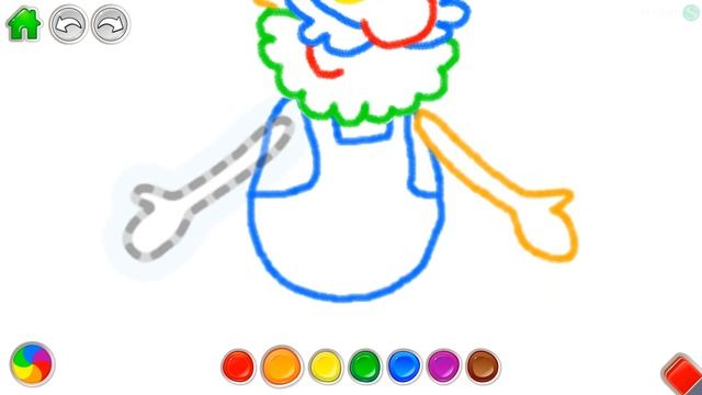 Learning to draw ?8 - Учимся рисовать, Drawing Old MacDonald, Educational Games. смотреть онлайн