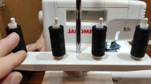 Получили наши переходники  для маленьких катушек на оверлок Janome 205D