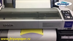 Образец Испытании! 90GSM Сублимационная Бумага для Epson F6200 Струйного принтера