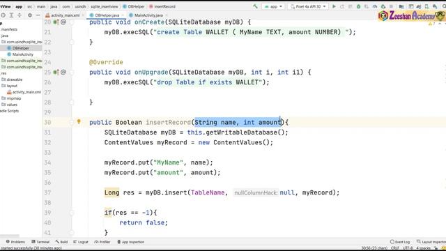 Learn SQLite Database on Android in Hindi -Step-By-Step Tutorial | How to Insert-View data in SQLit смотреть онлайн