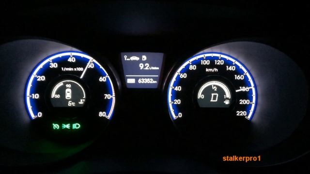 Hyundai ix35 2.0 cvvt 0-190km/h acceleration / разгон смотреть онлайн