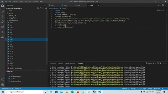 THỊ GIÁC MÁY TÍNH VỚI THƯ VIỆN OPENCV BẰNG PYTHON CƠ BẢN смотреть онлайн