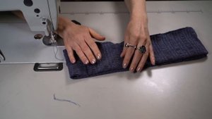 Как сделать трикотажный пояс в брюки или юбку