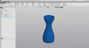 Компас-3D. Инструмент элемент вращения. Моделируем вазу.