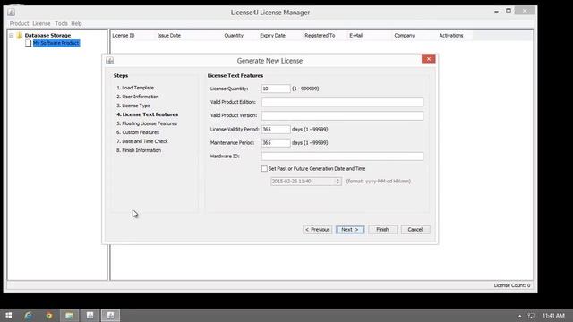 License4J Floating License Server Installation