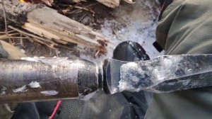 Рыбалка на подпуск 2 (неуловимый сиг)+мини обзор-Чудо пешня РФ