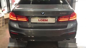 BMW G30 530i M Performance Exhaust 로엠모터스