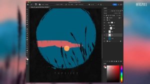 15 minute Photoshop Illustration #11 | Tapsiiee