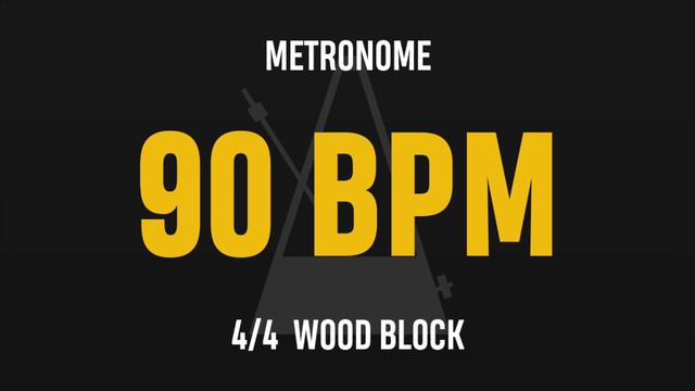 90 BPM 4/4 - Best Metronome (Sound : Wood block) смотреть онлайн