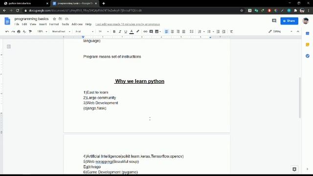 Learn python programming in telugu :programming introduction