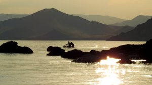 Тихий вечер у моря. Орджоникидзе.