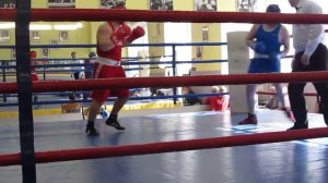 Бокс  Д Маруткин  Открытое первенство МГФСО в к +91 кг  2016 г