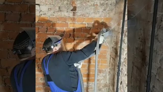 Деликатные пескоструйные работы. Практически без пыли. смотреть онлайн