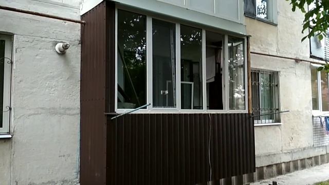 Обшивка балкона металопрофілем смотреть онлайн
