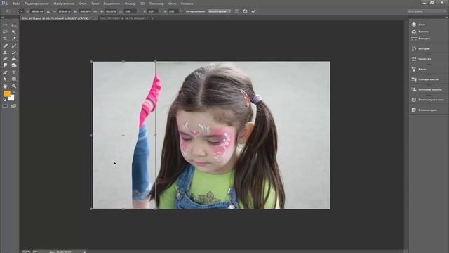 Как убрать лишние предметы на фото в фотошопе смотреть онлайн