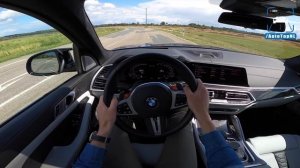 BMW X5M Competition REVIEW on AUTOBAHN [NO SPEED LIMIT] by AutoTopNL
