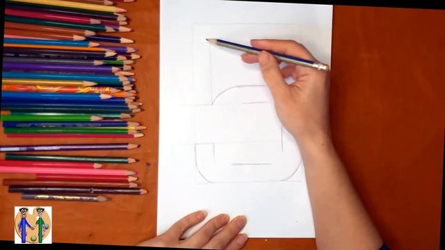 Как нарисовать цифру 5. Онлайн-школа рисования "Малевашки" смотреть онлайн