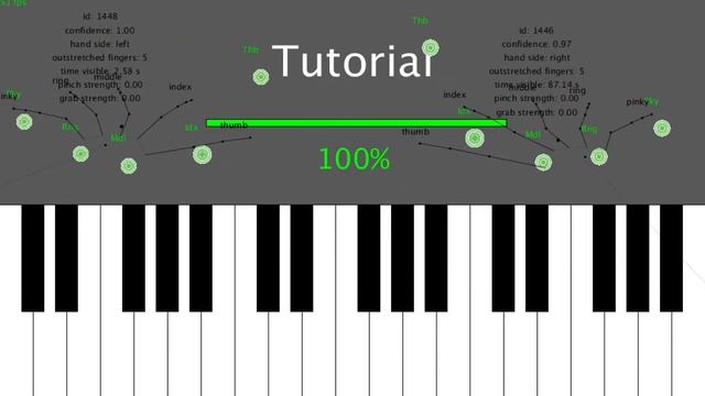 Piano Simulator with Leap Motion смотреть онлайн