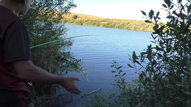 Рыбалка в сенятбре . они всё таки клюнули!