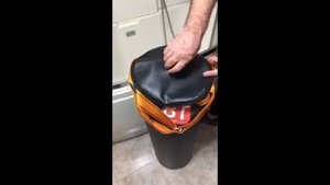 Распаковка и подготовка гелевого боксерского мешка от ВТ 140х35 см