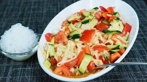 Постный салат с редькой Дайкон за 5 минут. Вкусный и полезный