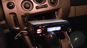 Адаптер подрулевого управления нештатной магнитолой Sony DSX A30 в Renault Megane Scenic 2 2006 год