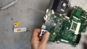 ACER TRAVELMATE 5744,  замена разъема USB, BIOS