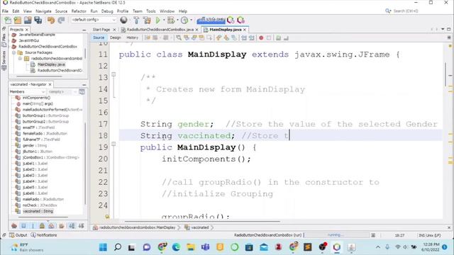 RadioButton, CheckBox and ComboBox With Insert Data to Database - Java Netbeans смотреть онлайн