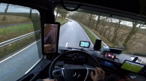 POV Truck driving from Itzehoe to Föhrden-Barl. Germany ???