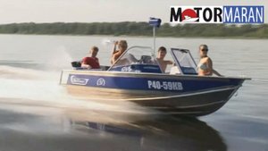 Алюминиевая лодка Салют 510. Покатушки под мощным мотором