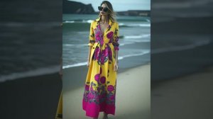 Beachside Glamour: 95 Fashionable Ensembles for Women's Beach Walks and Photoshoots