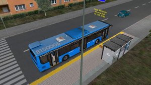 Omsi 2 ЛиАЗ-5292.65 2020 по карте Север Москвы.