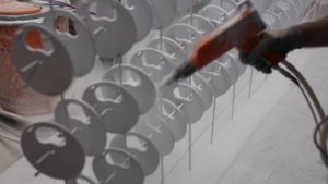 Рязанский завод «Электрон». Порошковая покраска