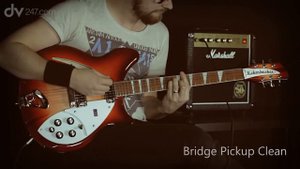 Rickenbacker 360 Electric Guitar Fireglo Tone Demo