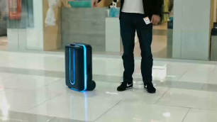 Робот - чемодан, который будет следовать за вами