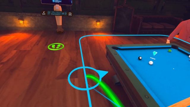 8 ball POOL game but in VR world  - ForeVR Pool Meta Quest 2 | Hindi India VR gameplay
