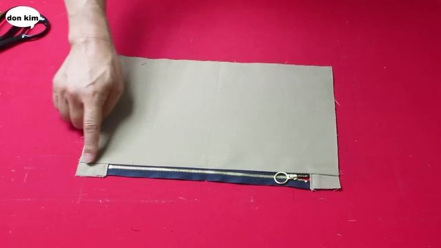 DIY트윈 지퍼포켓 토트백 만드는 방법/How to make a twin zipper pocket tote bag
