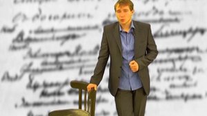 Пётр Лебедев читает стихотворение М.Ю. Лермонтова "Я к вам пишу случайно; право..."