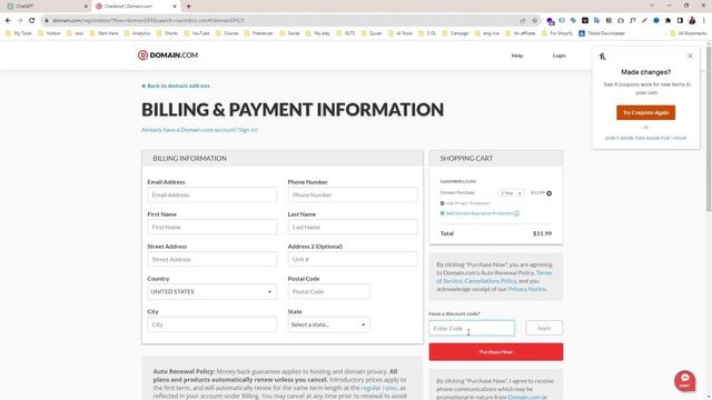 How to Buy a (.com) Domain at a Cheap Price [Coupon Code] смотреть онлайн