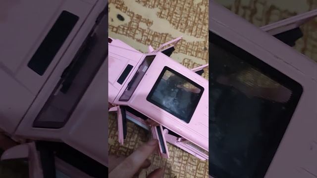 Pink jeep car car model cartoon game mercedes. мультик модель машинки джип мерседес.