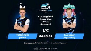 2022.11.08 ► UA Division CLA England Cyber Cup FIFA 23