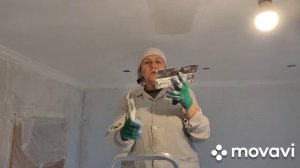 Шпаклевка стыка ГКЛ, грунтовка  стен