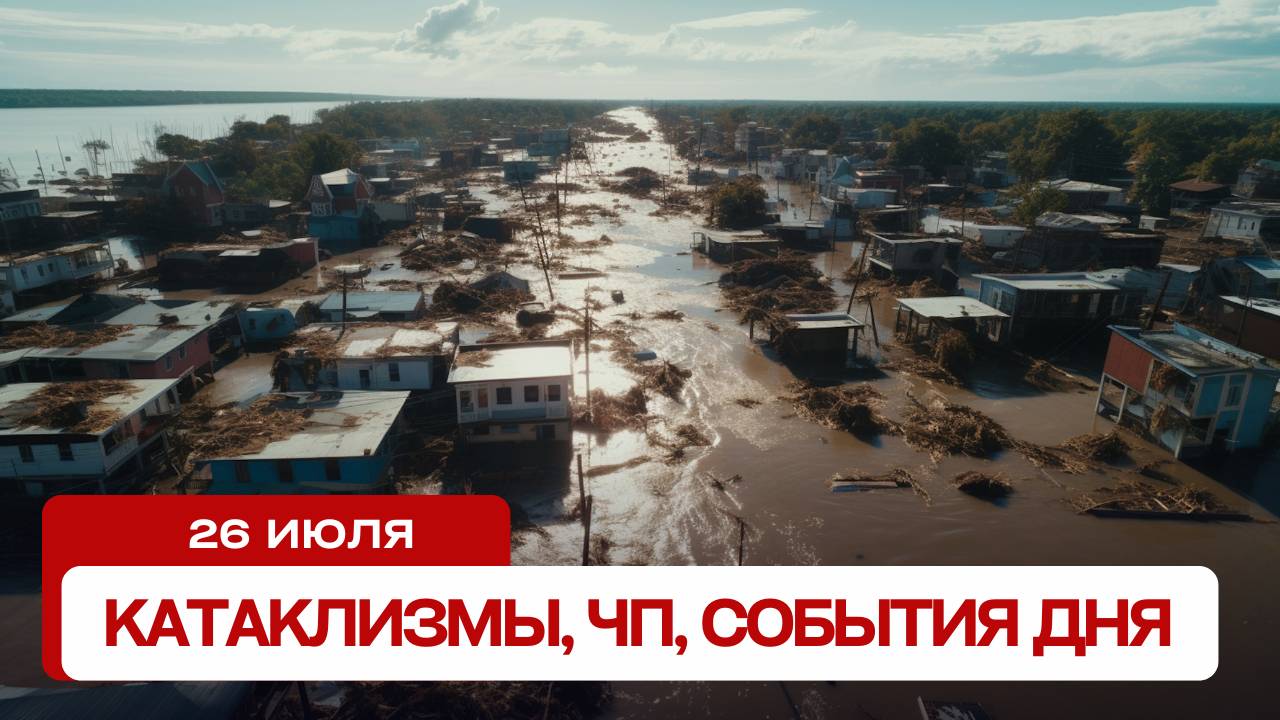 Катаклизмы за день 26.07.2024. Новости, ЧП, события дня