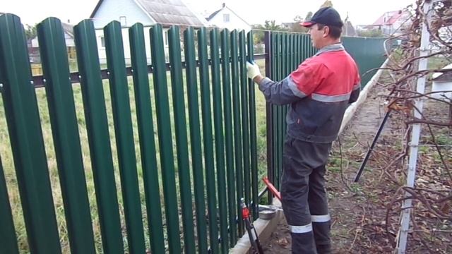 Установка штакетника смотреть онлайн